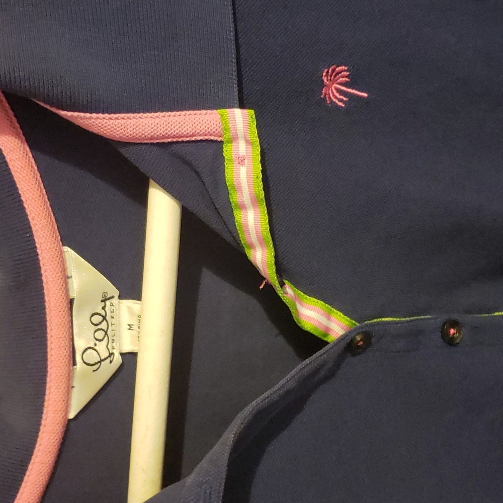 Lilly Pulitzer Juniors Med Polo - Picture 2 of 3